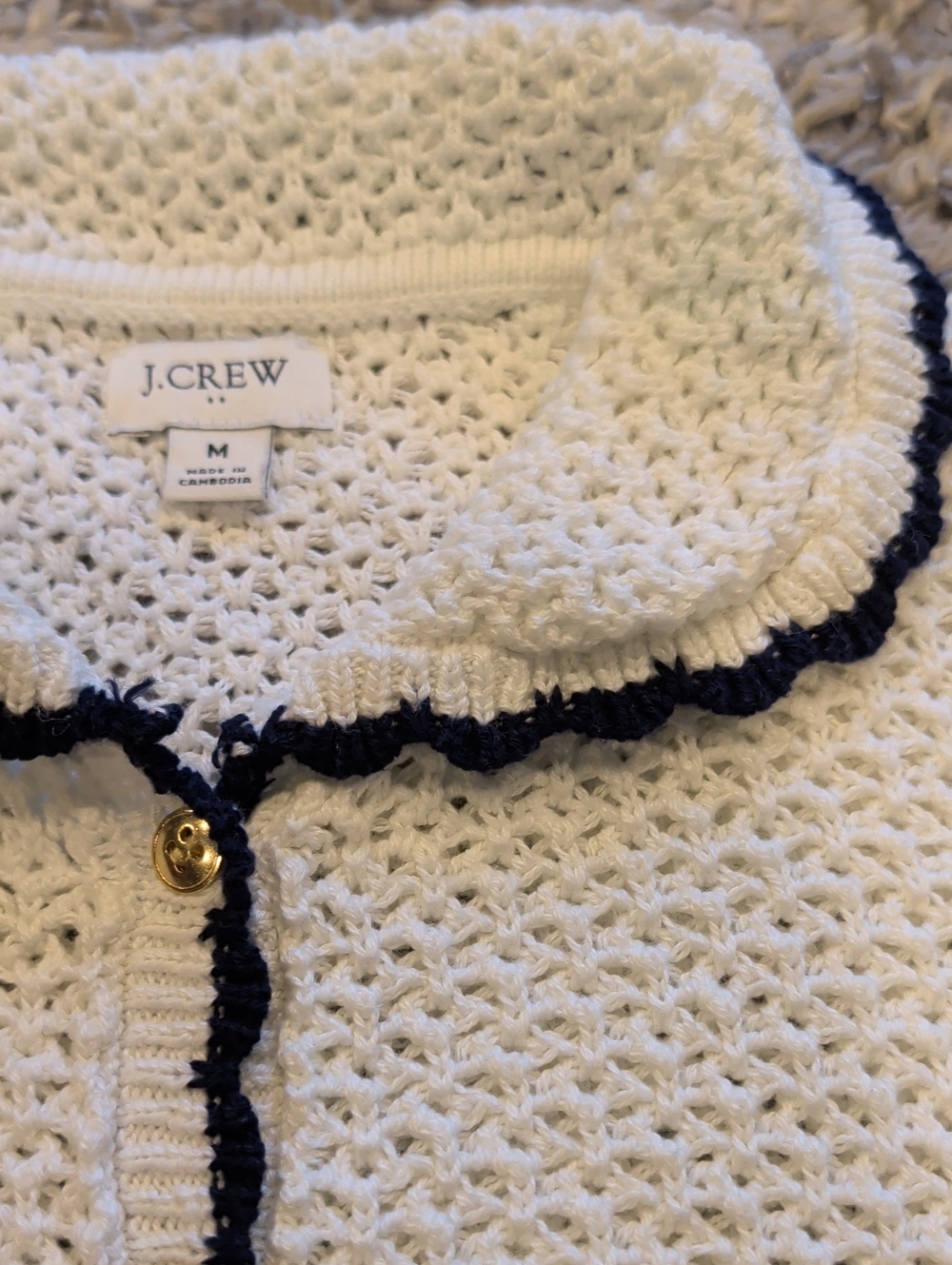 J Crew Crochet Top - Picture 2 of 3